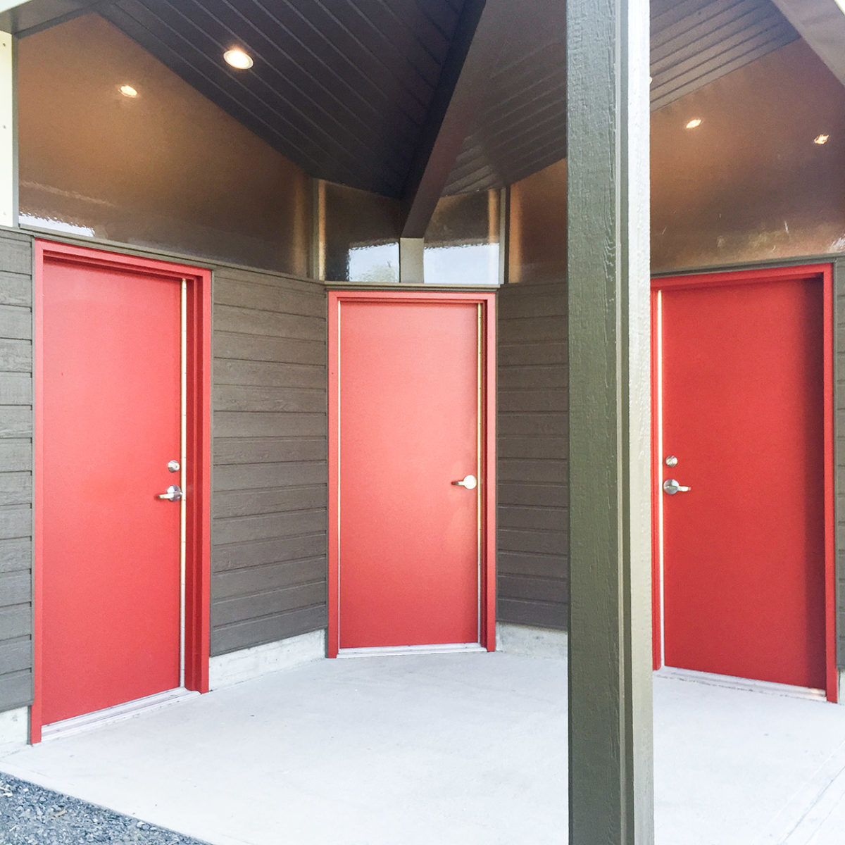 Halte routière SainteAngèledeMérici Rénovation Daniel Ruest